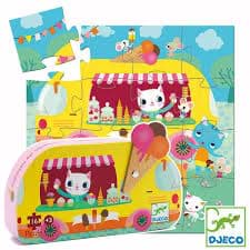 Ice Cream Truck Puzzle 16 Parça resmi